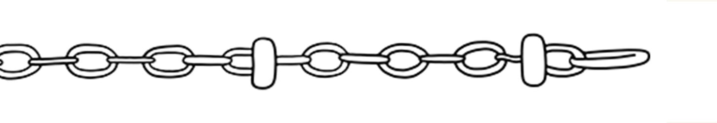 Sketch of Forged Beaded chain