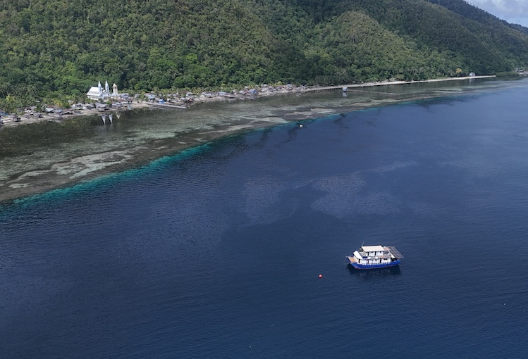 Galaxea Conservation Bat Raja Ampat | The SEA People | On mooring at Yenbekwan Village
