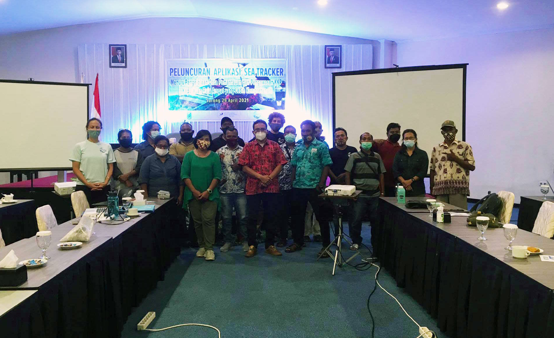 SeaTracker Launch Day - The SEA People and Raja Ampat Marine Park AuthorityBLUD