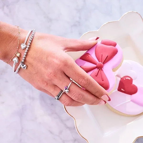 Sterling silver jewelry gifts for Valentine's Day